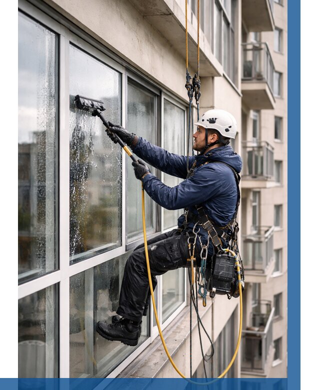 Мойка балконного остекления в Дальнегорске от 3606 р. | ВЫСОТНИК-Дль