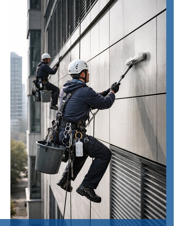 Мойка вентилируемого фасада в Дальнегорске от 258 р. | ВЫСОТНИК-Дль