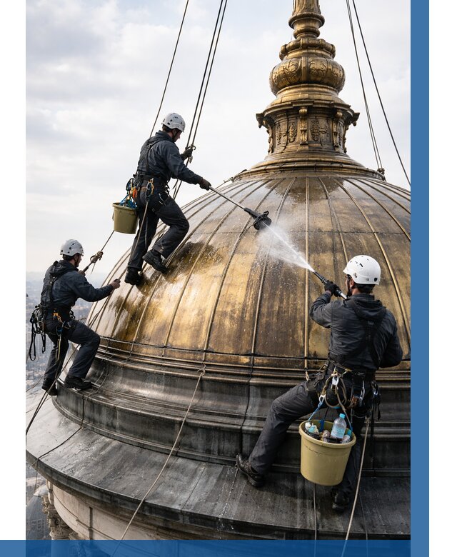 Мойка куполов и шпилей в Дальнегорске от 8243 р. - заказать | ВЫСОТНИК-Дль