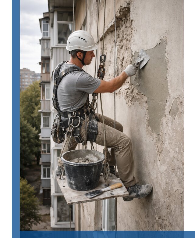 Восстановление фасадной штукатурки в Дальнегорске с гарантией качества