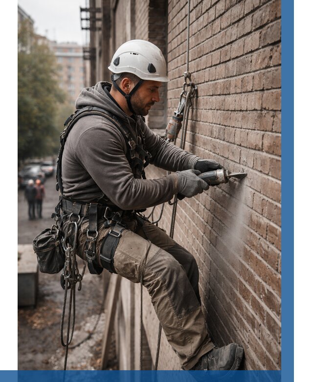 Расшивка кирпичных швов в Дальнегорске от 618 р. | ВЫСОТНИК-Дль