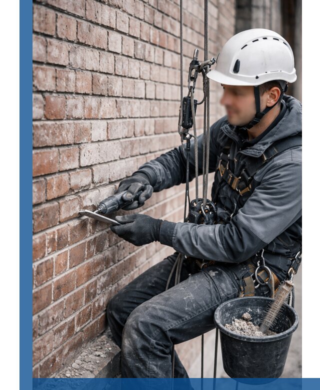 Расшивка кирпичных швов фасадов и стен, ремонт в Дальнегорске