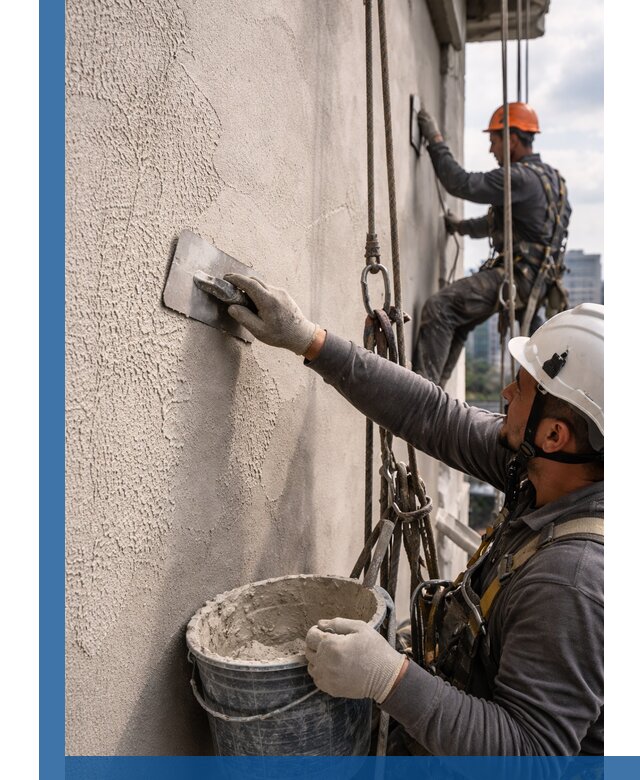 Декоративная штукатурка фасада с утеплением и защитой в Дальнегорске