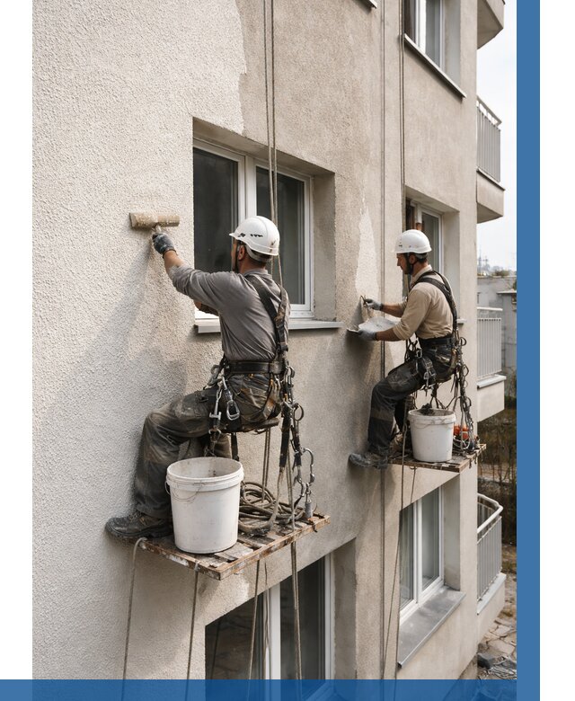 Нанесение короеда на фасад в Дальнегорске от 464 р. | ВЫСОТНИК-Дль