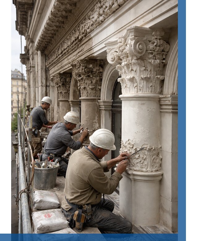 Реставрация фасадной лепнины в Дальнегорске от 2576 р. | ВЫСОТНИК-Дль