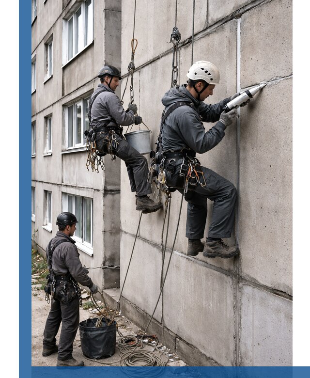Герметизация межпанельных швов в Дальнегорске с гарантией герметичности