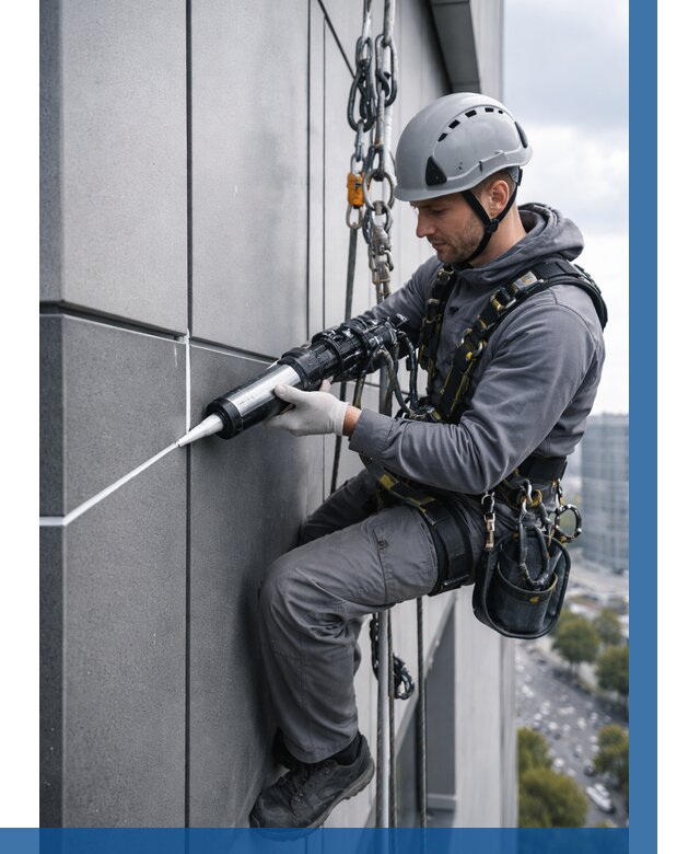 Герметизация стыков фасадных панелей в Дальнегорске от 6698 р.| ВЫСОТНИК-Дль