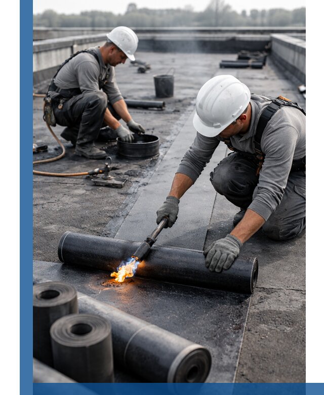 Ремонт рулонной кровли в Дальнегорске герметизация и восстановление