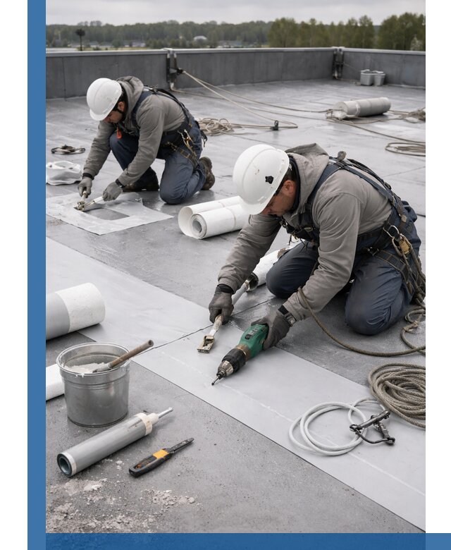 Ремонт мембранной кровли в Дальнегорске качественно и с гарантией