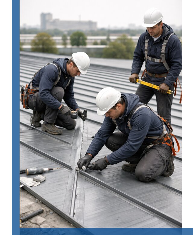 Ремонт фальцевой кровли в Дальнегорске срочно и качественно