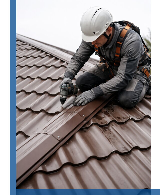 Ремонт металлочерепицы на крыше в Дальнегорске профессионально