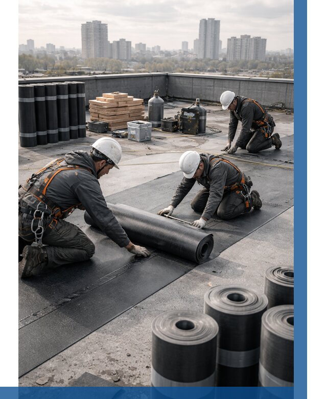 Монтаж мягкой кровли под ключ в Дальнегорске от 464 р. | ВЫСОТНИК-Дль