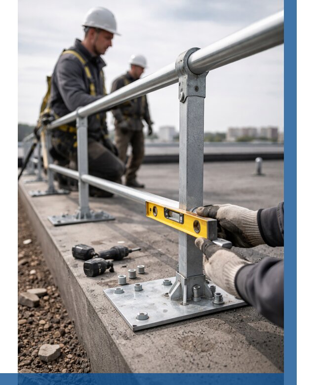 Монтаж кровельного ограждения в Дальнегорске от 1236 р. | ВЫСОТНИК-Дль