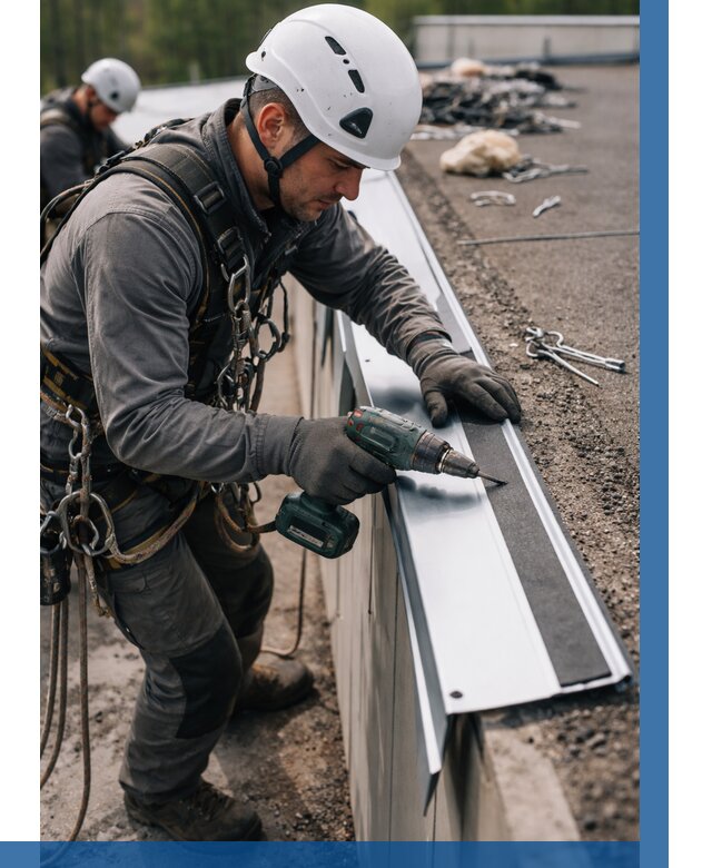 Монтаж капельника на кровле в Дальнегорске от 309 р. | ВЫСОТНИК-Дль