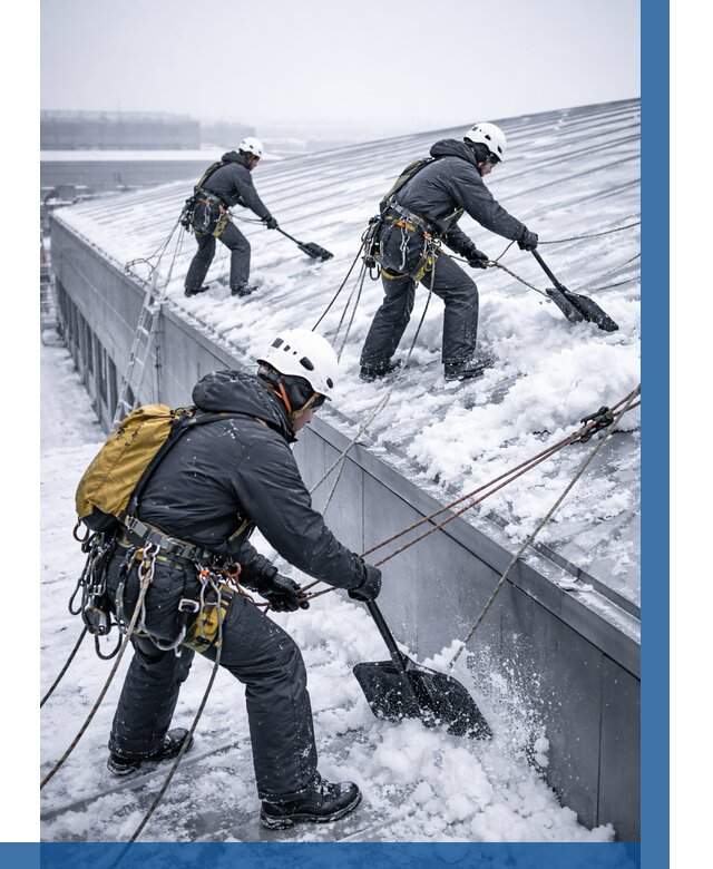 Очистка навесов от снега в Дальнегорске от 4637 р. | ВЫСОТНИК-Дль