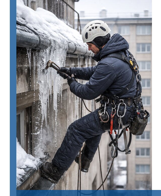 Удаление наледи и чистка водостоков в Дальнегорске оперативно и безопасно
