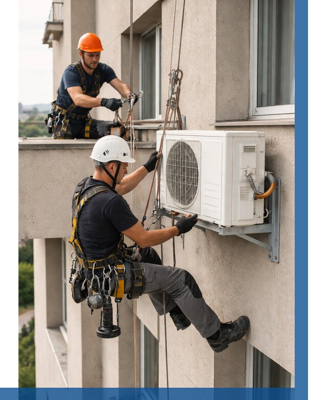 Монтаж внешнего блока кондиционера в Дальнегорске от 6698 р. | ВЫСОТНИК-Дль