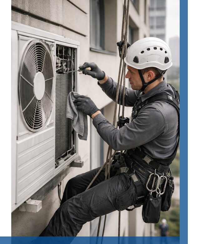 Обслуживание внешнего блока кондиционера в Дальнегорске от 2782 р.ВЫСОТНИК-Дль