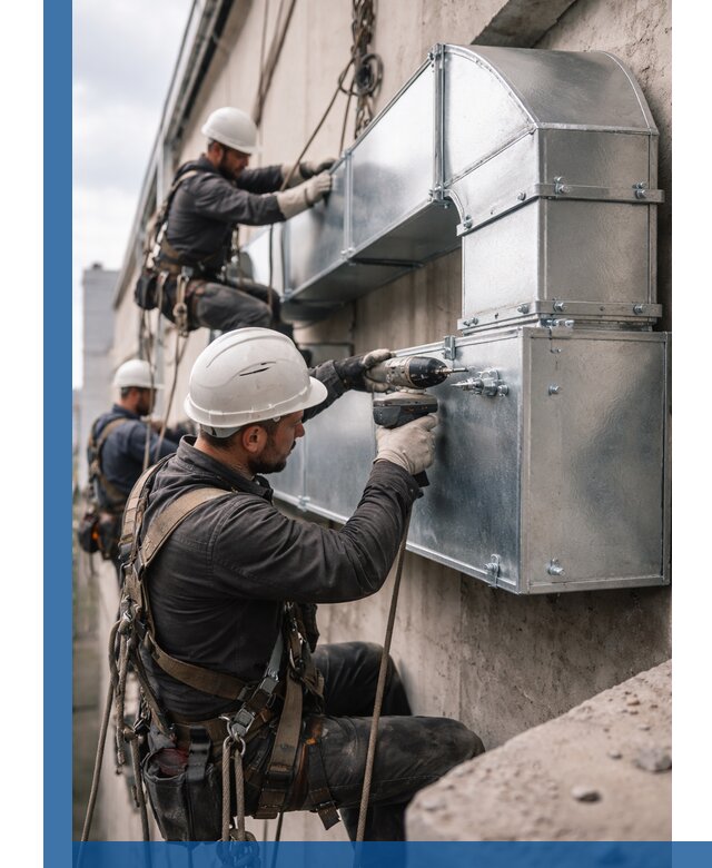 Профессиональный монтаж вентиляционных коробов в Дальнегорске под ключ