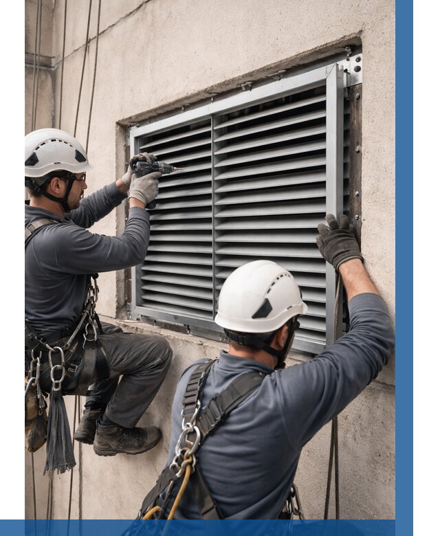 Монтаж вентиляционных решеток в Дальнегорске от 4637 р. | ВЫСОТНИК-Дль