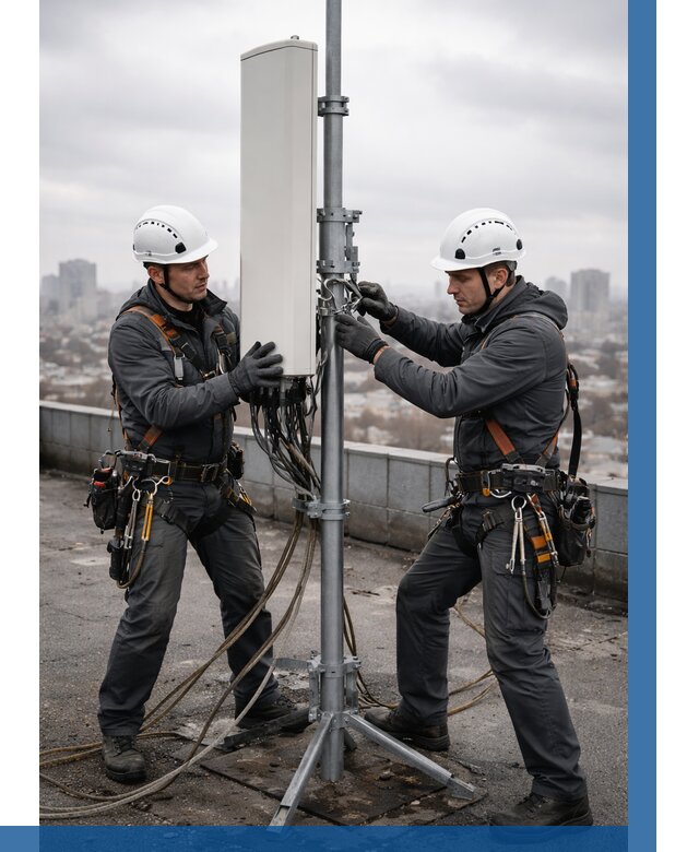 Монтаж антенн связи на крыше в Дальнегорске от 8758 р. | ВЫСОТНИК-Дль