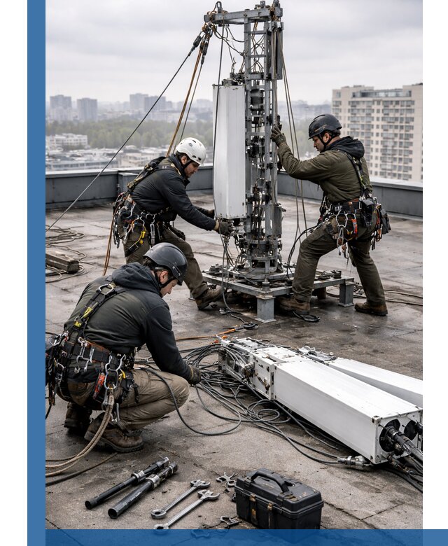 Демонтаж антенн на крыше зданий в Дальнегорске с гарантией