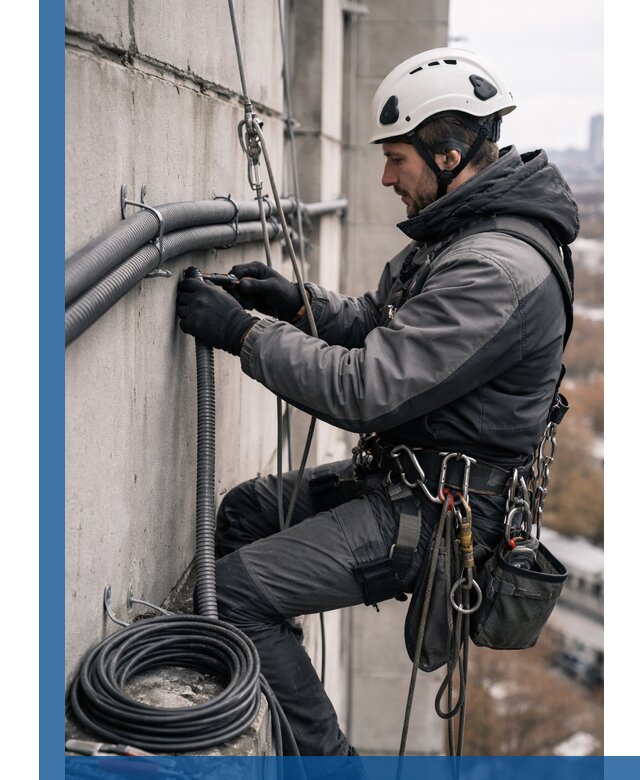 Профессиональный монтаж гофры для кабеля в Дальнегорске с гарантией