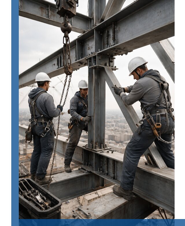 Профессиональный монтаж металлоконструкций на высоте в Дальнегорске