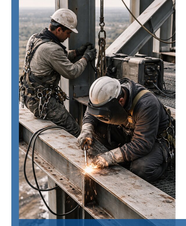 Высотные сварочные работы в Дальнегорске для промышленных объектов