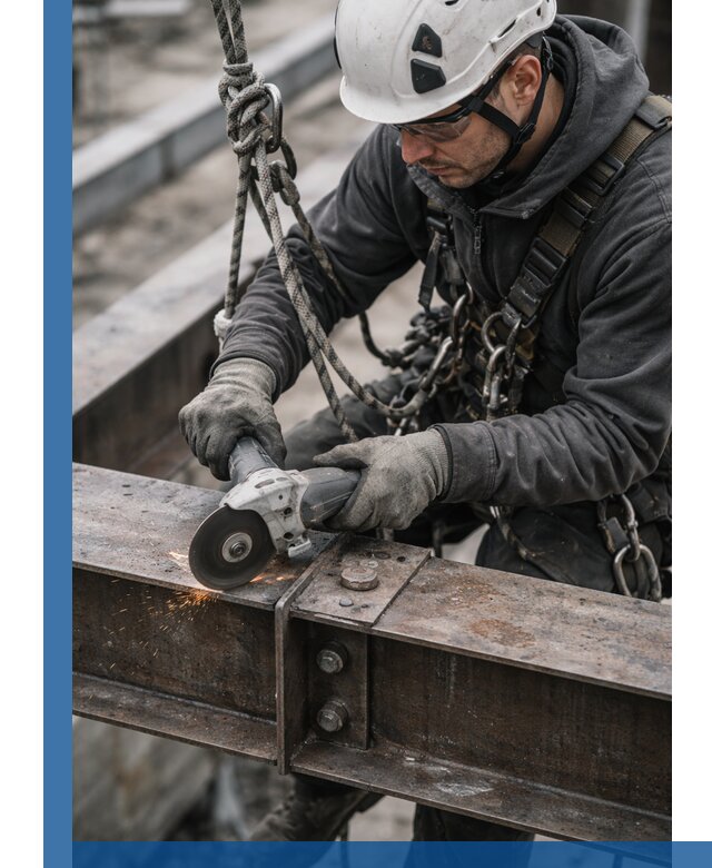 Резка металла на высоте в Дальнегорске для зданий и конструкций