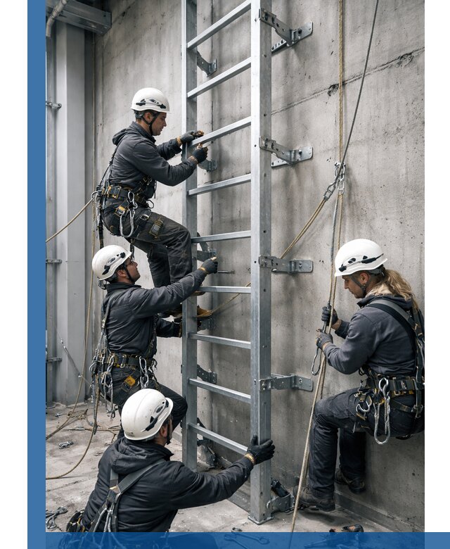 Монтаж металлических лестниц в Дальнегорске под ключ со гарантией