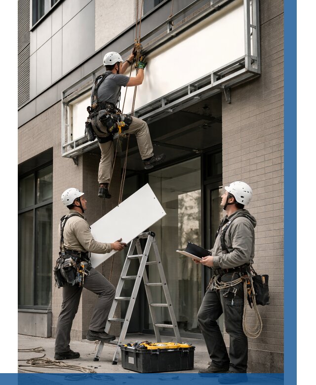 Монтаж светового короба в Дальнегорске от 6698 р. | ВЫСОТНИК-Дль