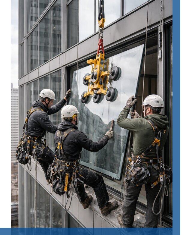 Фасадное остекление зданий под ключ в Дальнегорске от 10304 р. | ВЫСОТНИК-Дль