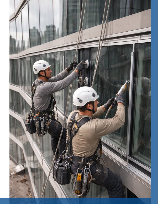 Радиусное остекление фасада в Дальнегорске от 12365 р. | ВЫСОТНИК-Дль