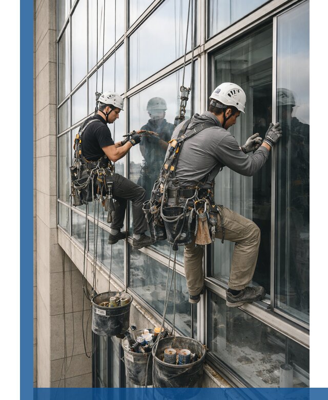 Ремонт витражных конструкций и фасадного остекления в Дальнегорске