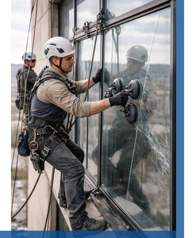 Замена стекла в витраже в Дальнегорске под ключ от 8758 р. | ВЫСОТНИК-Дль