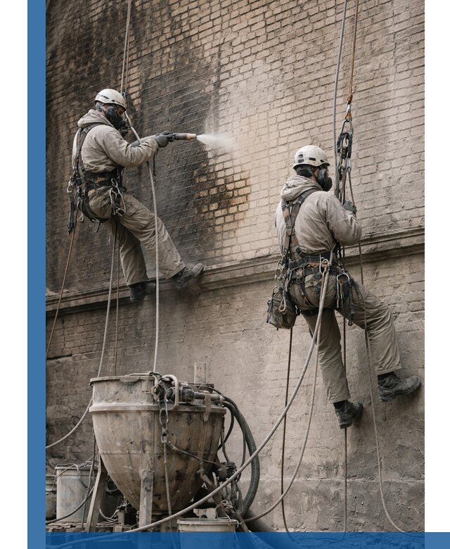 Пескоструйная очистка фасадов в Дальнегорске профессионально