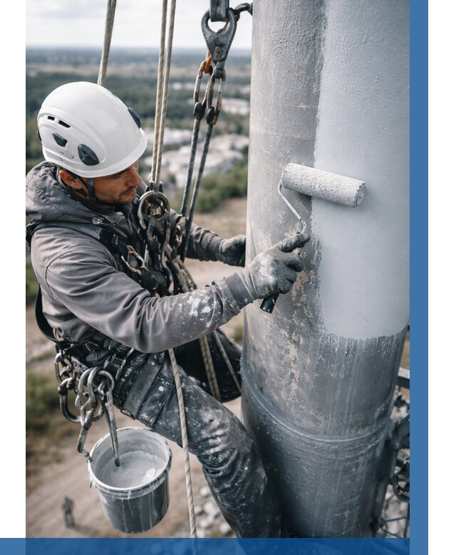Покраска мачт связи под ключ в Дальнегорске от 876 р. | ВЫСОТНИК-Дль