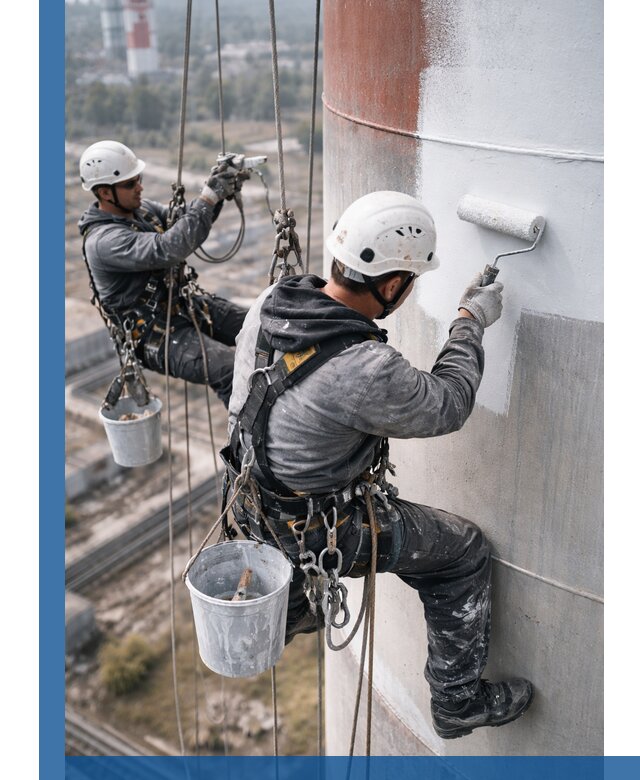 Покраска дымовых труб в Дальнегорске: антикоррозийная защита и восстановление