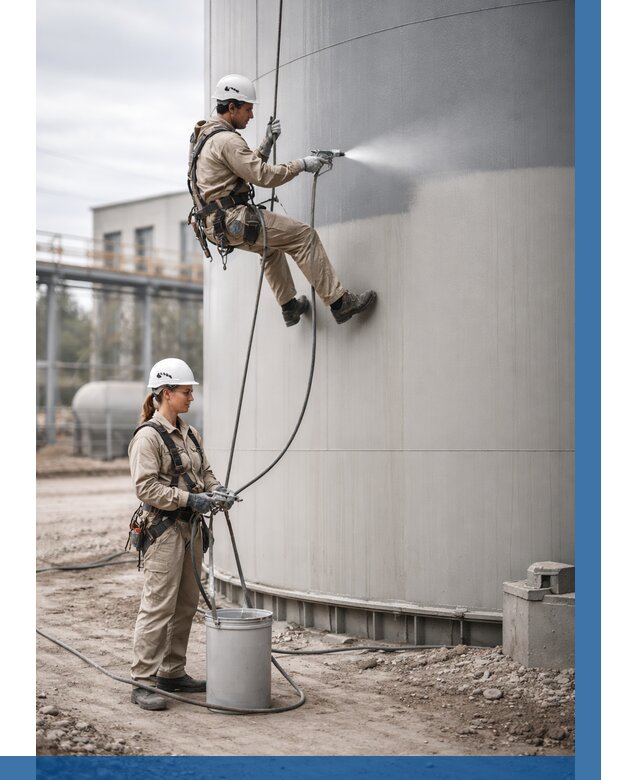 Покраска резервуаров в Дальнегорске от 1236 р. | ВЫСОТНИК-Дль — заказать