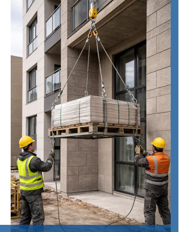 Подъем керамогранита на этаж в Дальнегорске от 3606 р. | ВЫСОТНИК-Дль