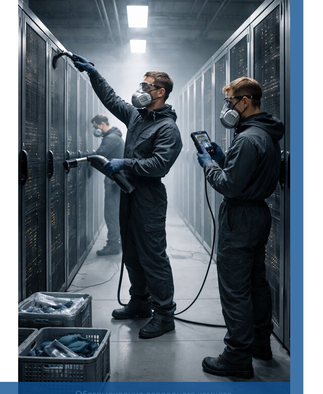 Обеспыливание серверной комнаты в Дальнегорске от 4637 р. | ВЫСОТНИК-Дль