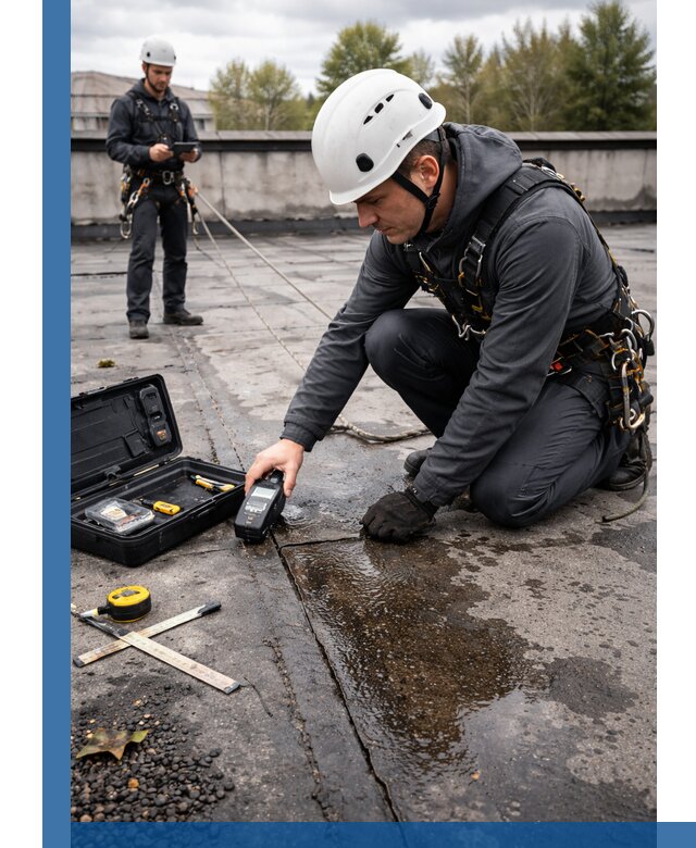 Обследование кровли на протечки и выявление дефектов в Дальнегорске